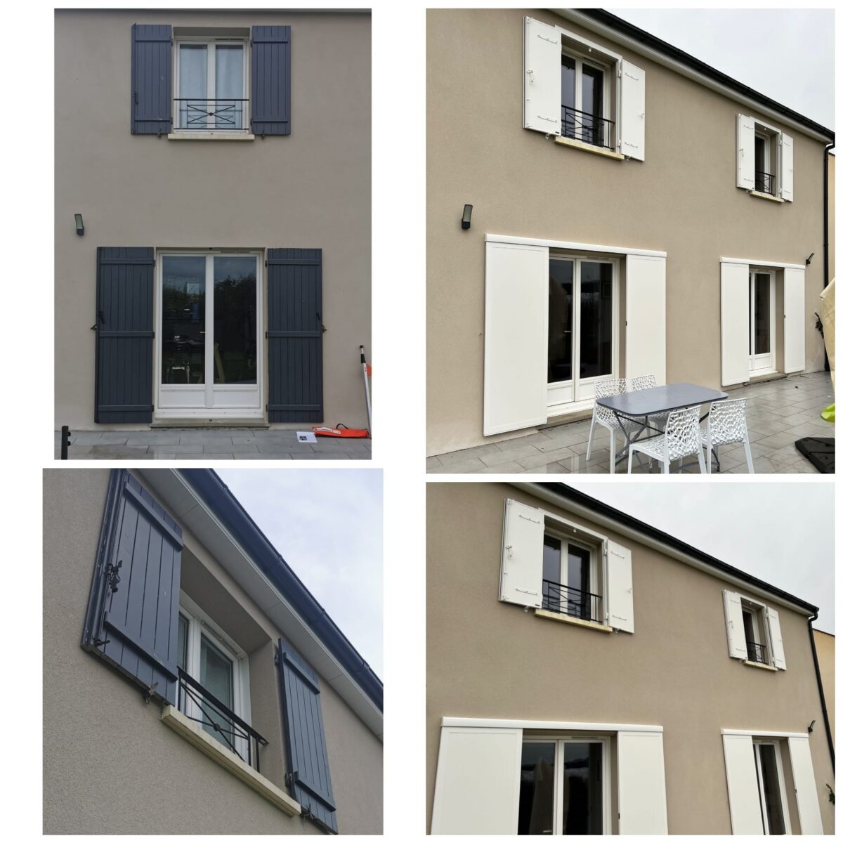 Beynat Fermetures 95 Fenetre Bois Pvc Beauchamp 95 Remplacement De Volet Battant Bois Par Des Volets Aluminium Battant A Letage Coulissant Au Rez De Chaussee